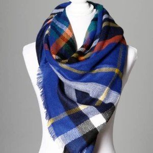 Blue Multicolor Scarf